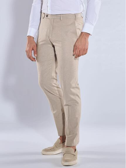 emilio adani Anzug-Hose slim fit Beige