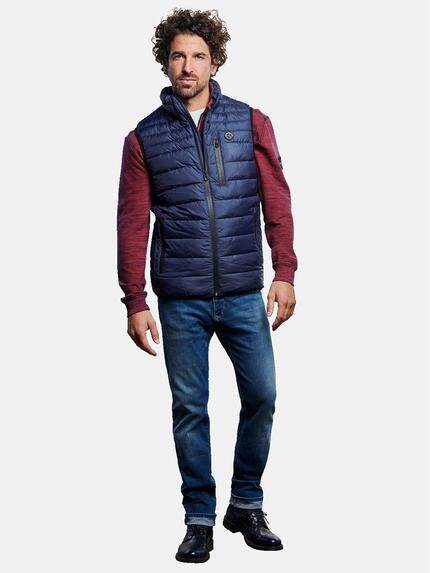 engbers Herren Steppweste Blau 32585