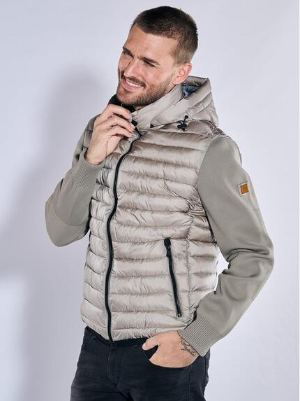 emilio adani Steppjacke slim fit Beige