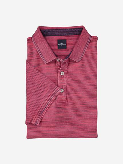 engbers Polo-Shirt meliert Pink