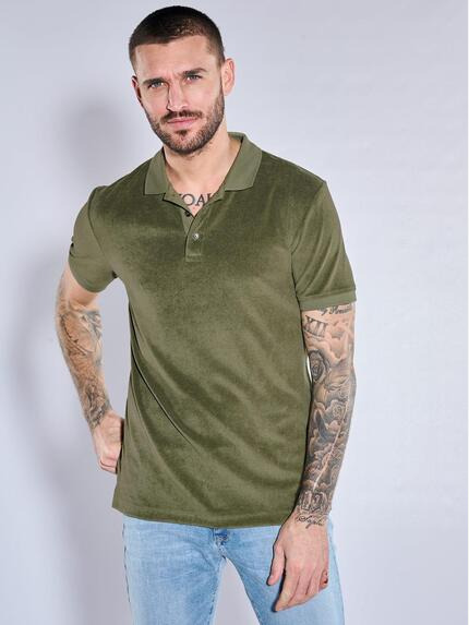 Herren emilio adani Polo-Shirt aus Frottee in Grün kaufen 36973 