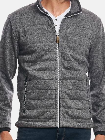 engbers Herren Sportliche Sweatjacke Grau 30941