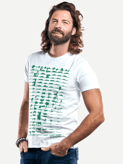 emilio adani Herren Bio-Baumwoll-T-Shirt in Weiß 29184