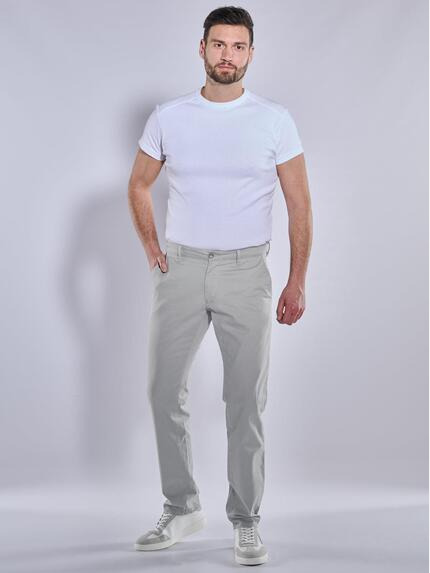 engbers Herren Chino regular Grau 36260