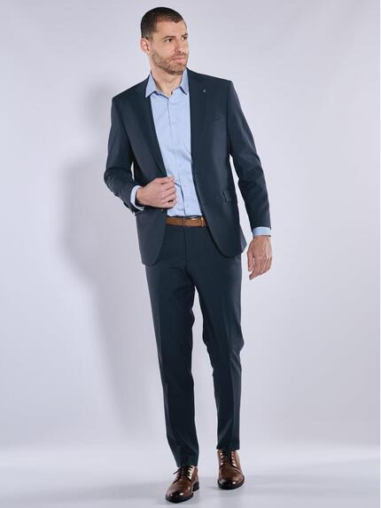 engbers Herren Anzug-Sakko slim fit "My Favorite" Blau 37370