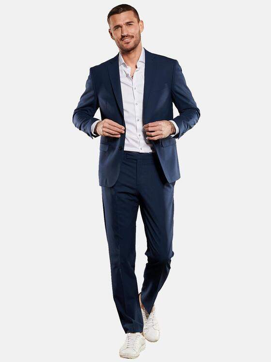 emilio adani Herren Anzug-Sakko slim fit Blau 34577