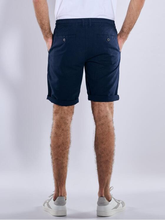 engbers Herren Chino-Bermuda mit Tunnelzug Blau 37065