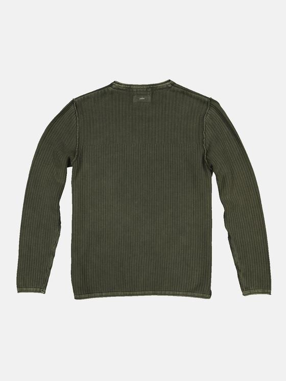 emilio adani Herren Pullover uni Grün 35323