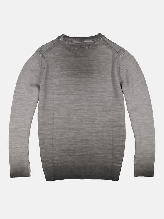 emilio adani Herren Pullover strukturiert Grau 34118