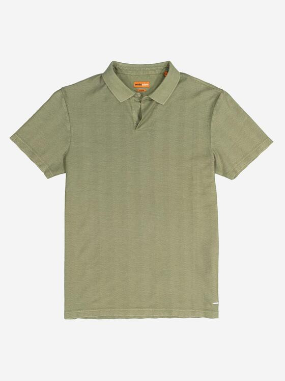 emilio adani Herren Polo-Shirt strukturiert Grün 36976