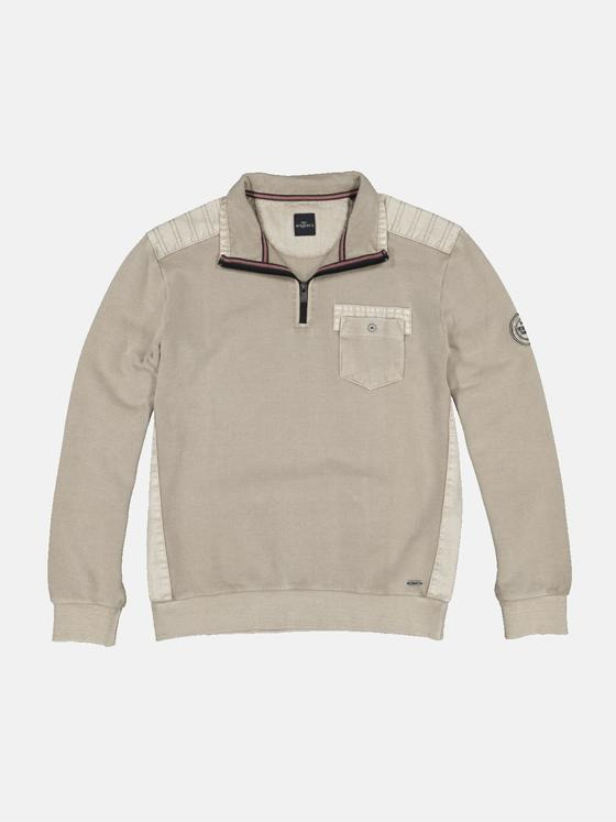 engbers Herren Sweatshirt uni Beige 36149