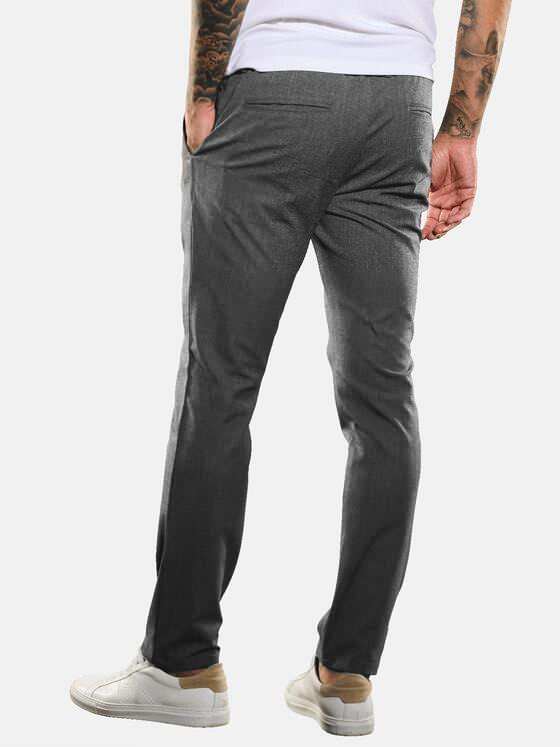 emilio adani Herren Chino slim fit Grau 35247