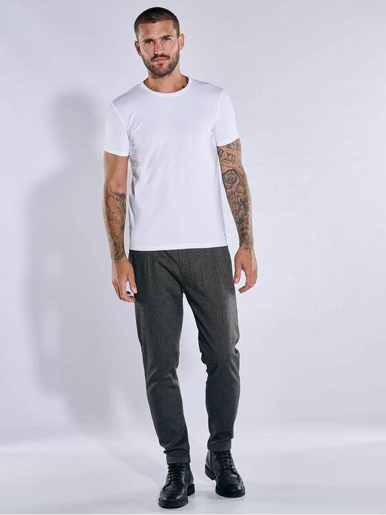 emilio adani Herren T-Shirt "My Favorite" slim fit Weiß 37388