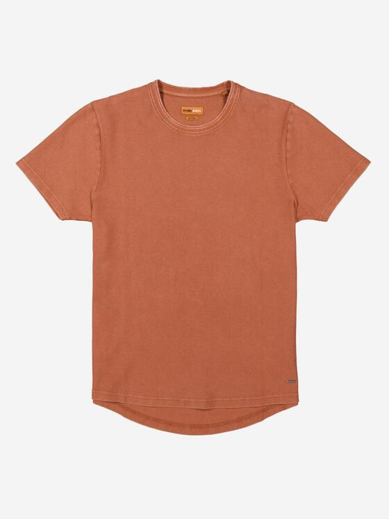 emilio adani Herren T-Shirt slim fit Orange 37306