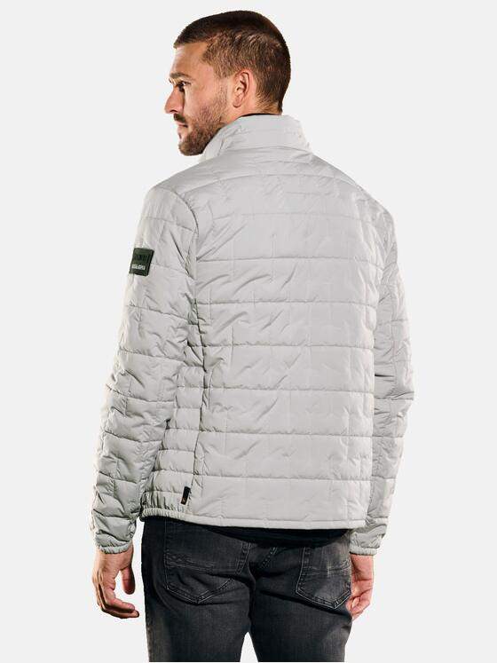 emilio adani Herren Steppjacke regular Grau 35190