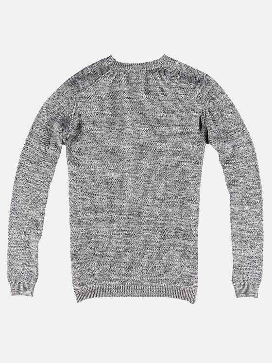 emilio adani Herren Rundhals Pullover Grau 32292