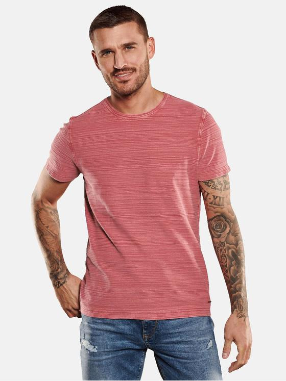 emilio adani Herren T-Shirt slim fit Violett 35100