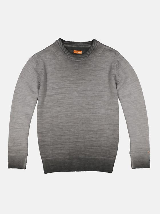 emilio adani Herren Pullover strukturiert Grau 34118