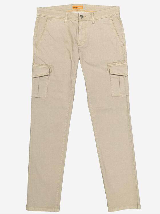 emilio adani Herren Cargo-Hose regular Beige 37342