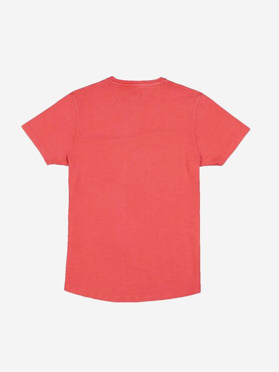 emilio adani Herren T-Shirt strukturiert Rot 36339