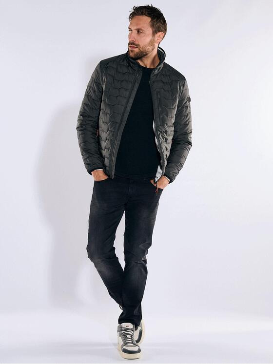 emilio adani Herren Steppjacke slim fit Grau 36210