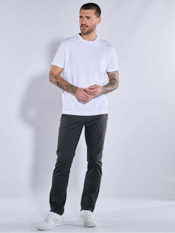 emilio adani Herren Chino regular Grau 37209