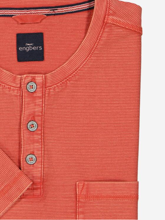 engbers Herren Henley-Shirt regular Orange 37308