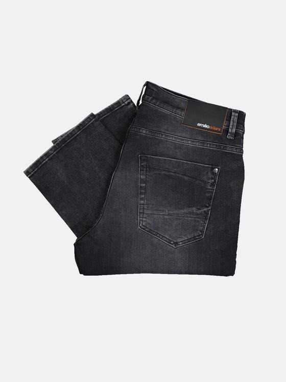 emilio adani Herren Jeans Superstretch Grau 32721