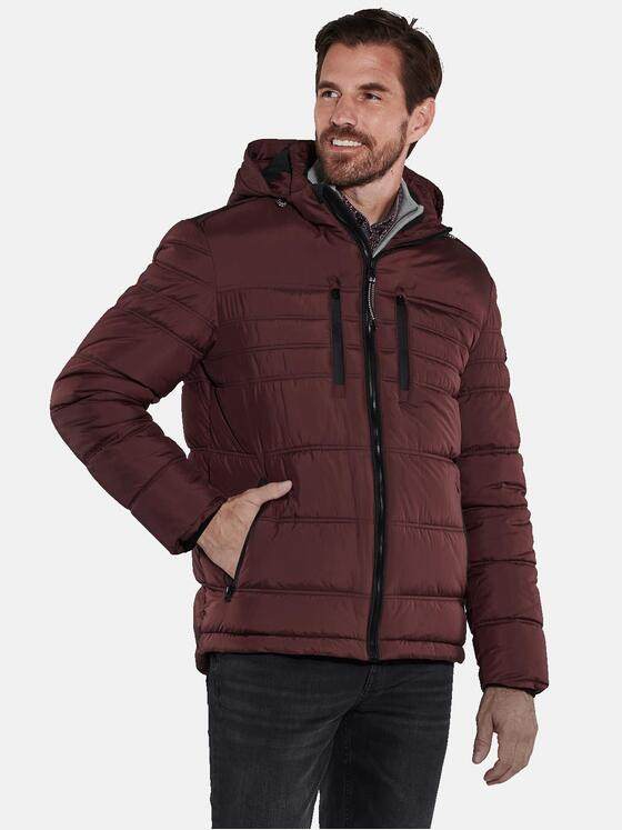 engbers Herren Jacke mit abnehmbarer Kapuze Rot 35518