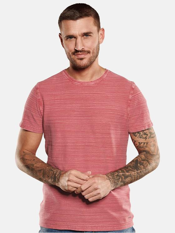 emilio adani Herren T-Shirt slim fit Violett 35100