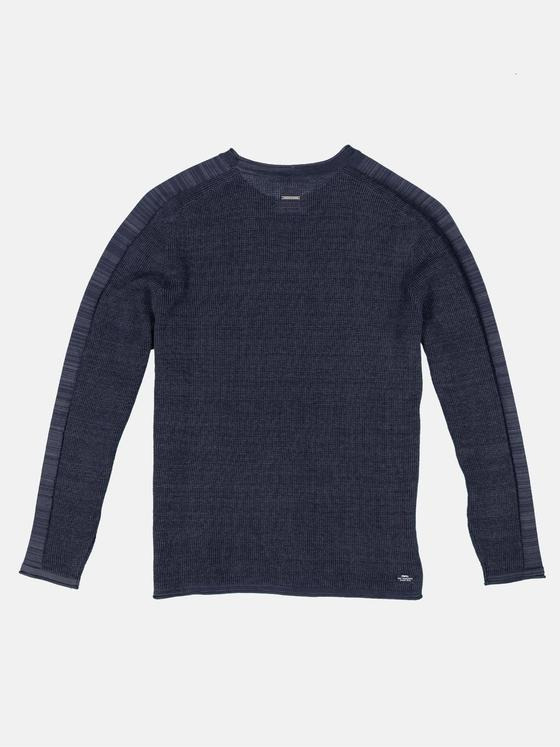 engbers Herren Pullover uni Blau 36098