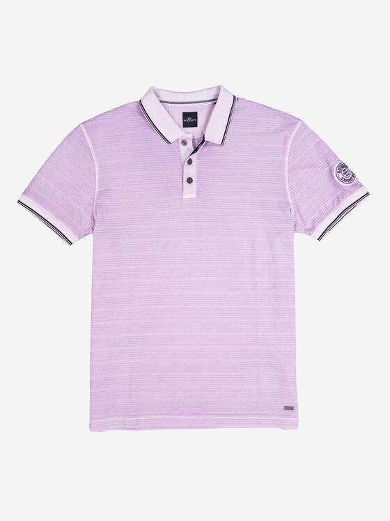 engbers Herren Polo-Shirt strukturiert Violett 37003