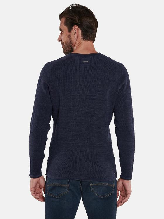 engbers Herren Pullover uni Blau 36098