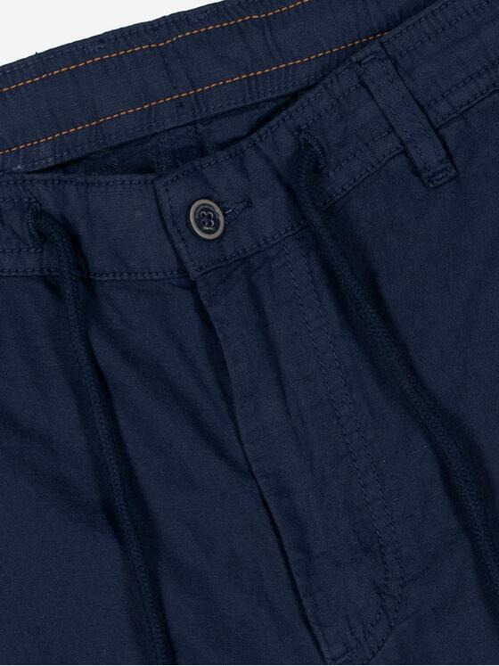 engbers Herren Chino-Bermuda mit Tunnelzug Blau 37065