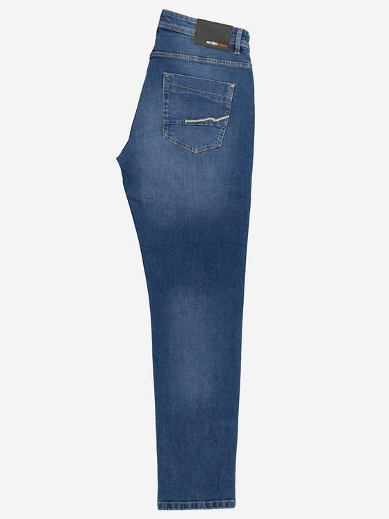 emilio adani Herren Super-Stretch-Jeans regular Blau 37186