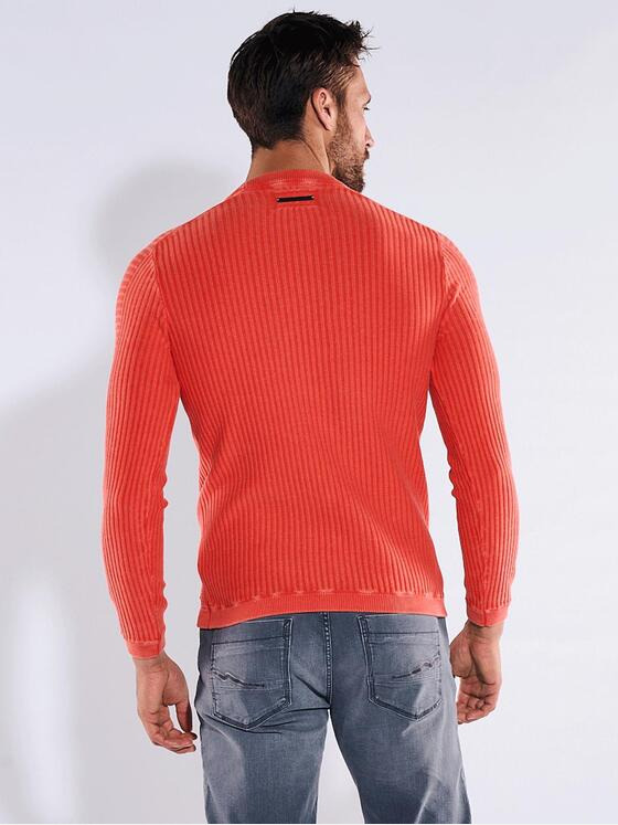 emilio adani Herren Pullover strukturiert Rot 36270