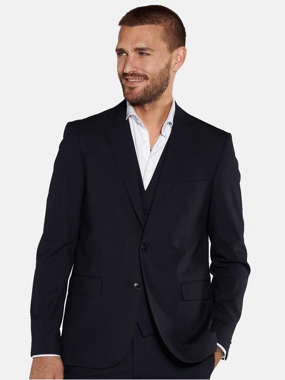 emilio adani Herren Anzug-Sakko slim fit Blau 36382