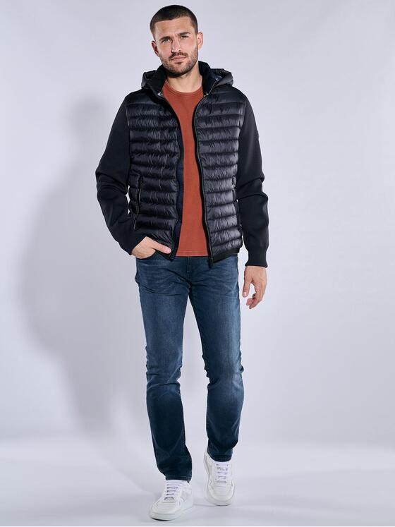 emilio adani Herren Steppjacke slim fit Blau 37195