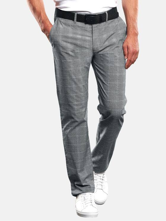 Chino grau kariert clearance
