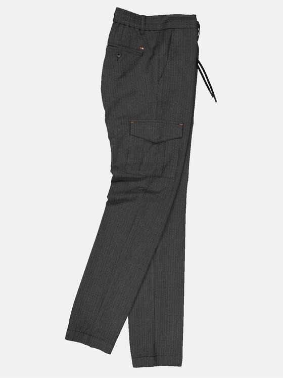 emilio adani Herren Cargohose regular Grau 35244