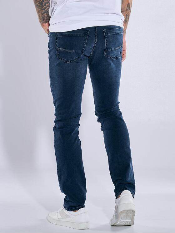 emilio adani Herren Super-Stretch-Jeans slim fit Blau 37358