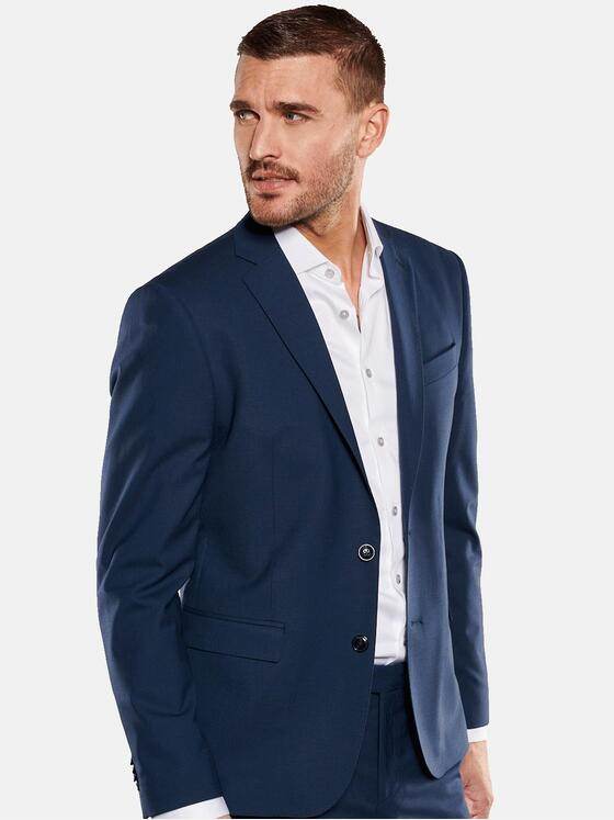 emilio adani Herren Anzug-Sakko slim fit Blau 34577