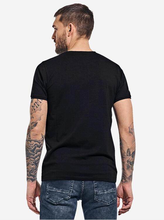 emilio adani Herren T-Shirt "My Favorite" Schwarz 37389