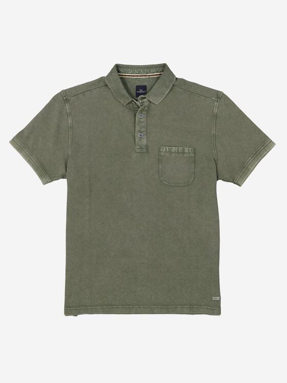 engbers Herren Polo-Shirt strukturiert Grün 37128