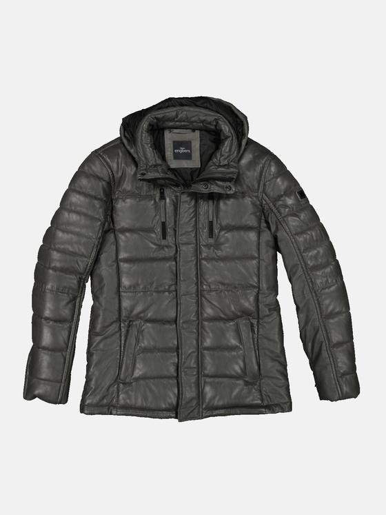 engbers Herren Lederjacke Grün 35443