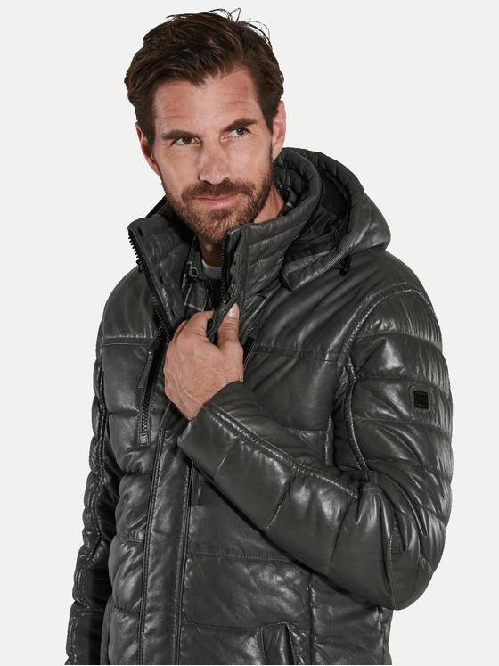 engbers Herren Lederjacke Grün 35443