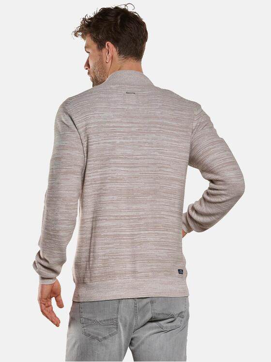 engbers Herren Cardigan strukturiert Beige 33008