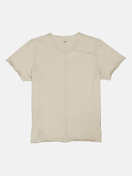 emilio adani Herren T-Shirt regular Beige 35056