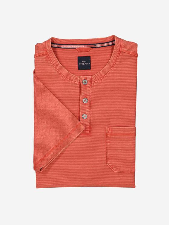 engbers Herren Henley-Shirt regular Orange 37308