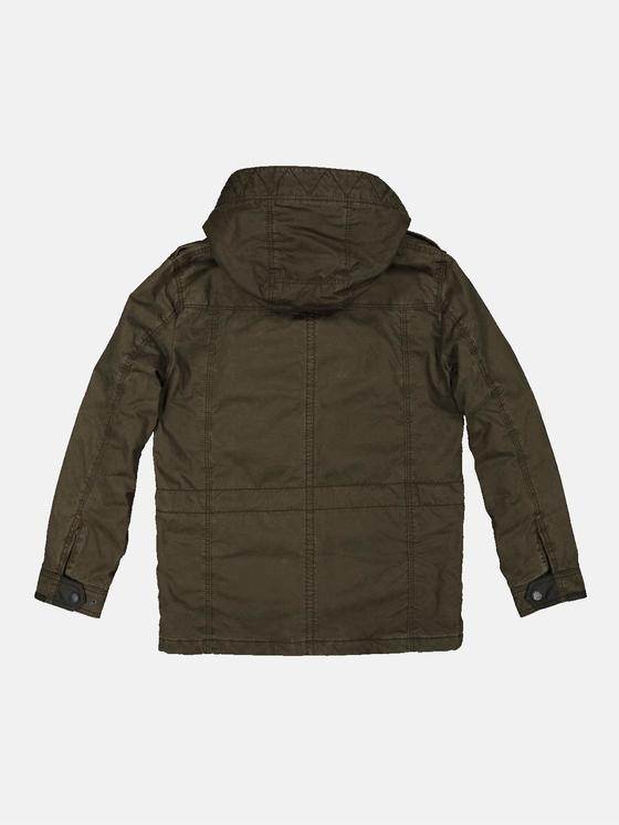 engbers Herren Jacke mit abnehmbarer Kapuze Grün 35538